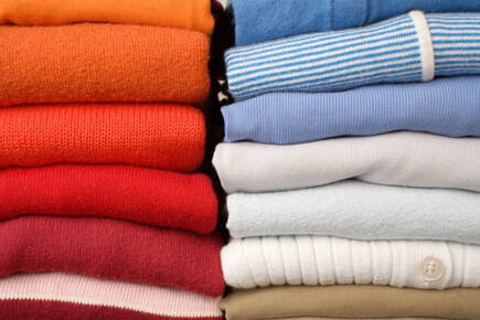 Bright Woollen Jumpers Dry Cleaned by R&R Fabricare